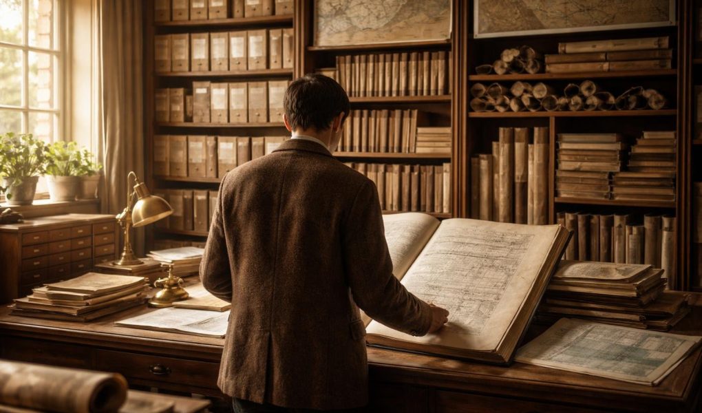 personne-bureau-archives-livre-ancien