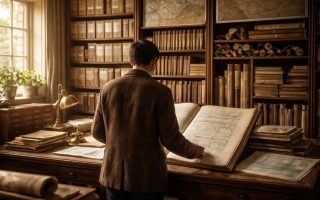 personne-bureau-archives-livre-ancien