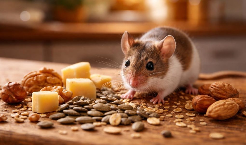 souris-table-graines-fromage-cuisine