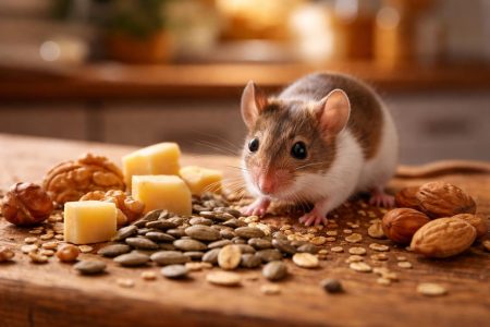 souris-table-graines-fromage-cuisine