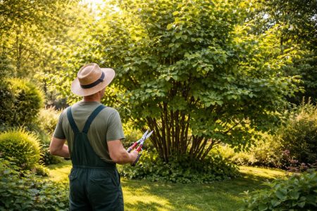 jardinier-secateur-noisetier-soleil