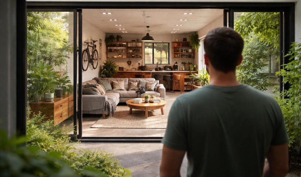 garage-transforme-piece-jardin-verdoyant