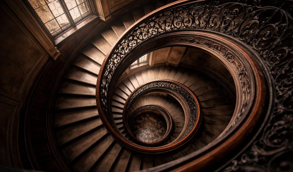 escalier-colimacon-ancien-marches-balustrade