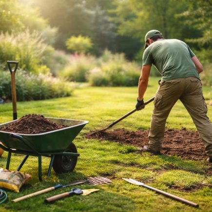jardinier-pelouse-reamenagement-outils-brouette
