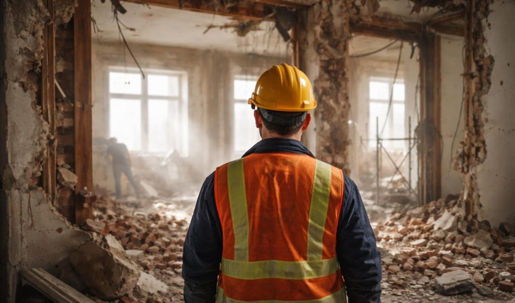 ouvrier-casque-demolition-murs-structures
