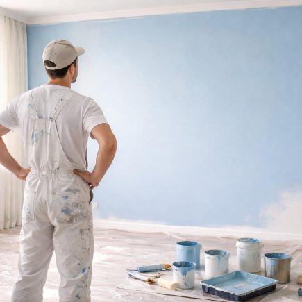peintre-dos-mur-colore-lumiere